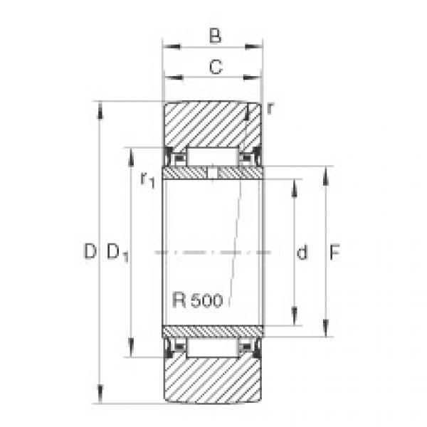 Yoke type track rollers - NA22/6-2RSR #1 image