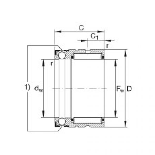 Needle roller/axial ball bearings - NX15-XL #1 image