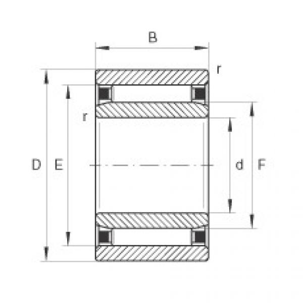 Needle roller bearings - NAO15X28X13-XL #1 image