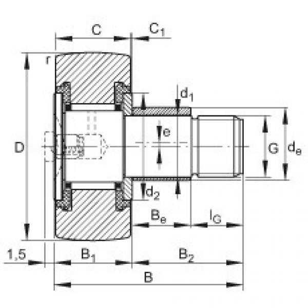 Stud type track rollers - KRE16-PP #1 image