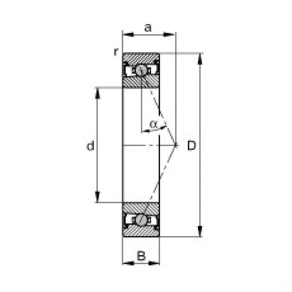 Spindle bearings - HCS7008-E-T-P4S #1 image