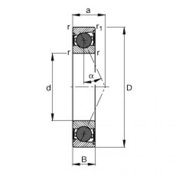 Spindle bearings - HCB7000-E-2RSD-T-P4S #1 image