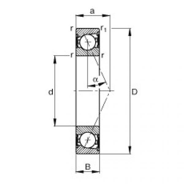 Spindle bearings - B7001-E-2RSD-T-P4S #1 image