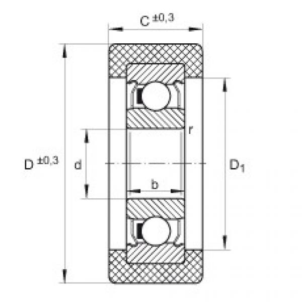 Track rollers - KLRZ10X30X10-2Z #1 image