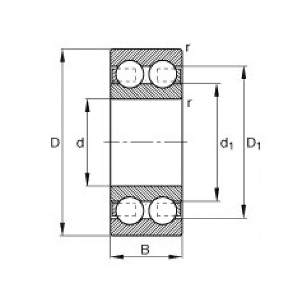 Deep groove ball bearings - 4200-B-TVH #1 image