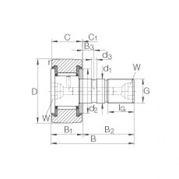 Stud type track rollers - KR47-PP #1 image