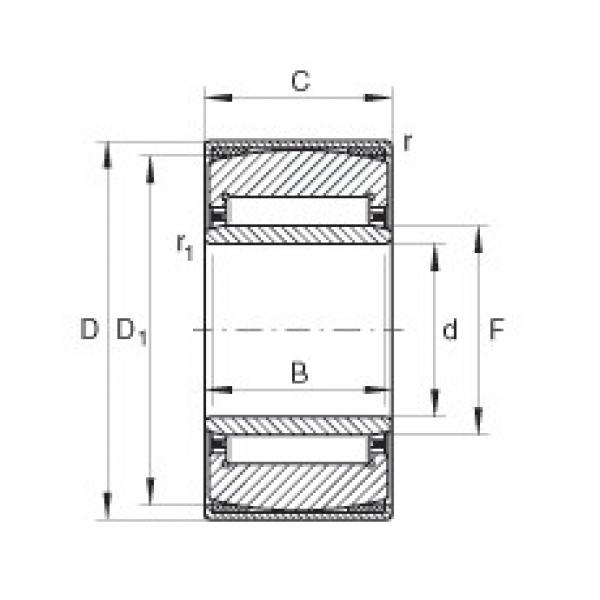 Aligning needle roller bearings - PNA20/42-XL #1 image