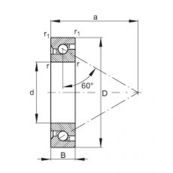 Axial angular contact ball bearings - 7602035-TVP #1 image