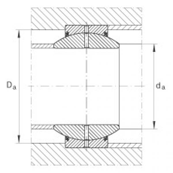 Radial spherical plain bearings - GE140-FO-2RS #2 image