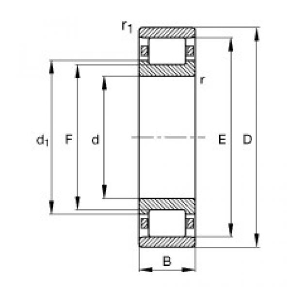 Cylindrical roller bearings - N202-E-XL-TVP2 #1 image