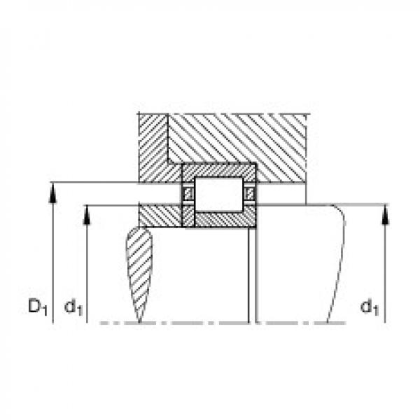 Cylindrical roller bearings - NUP208-E-XL-TVP2 #3 image