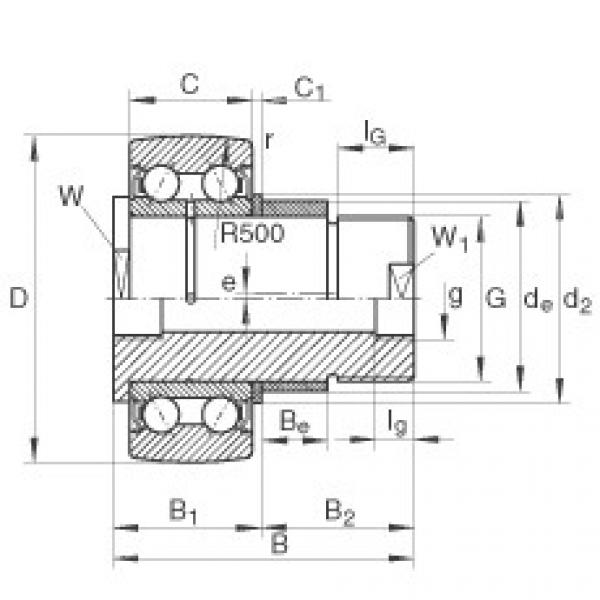 Stud type track rollers - ZLE5201-2Z #1 image