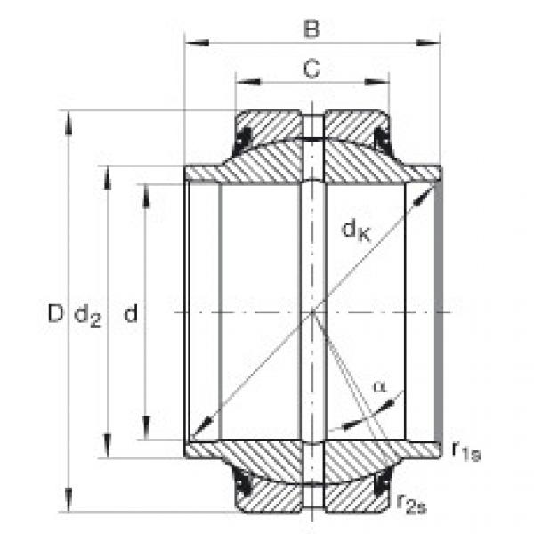 Radial spherical plain bearings - GE20-HO-2RS #1 image