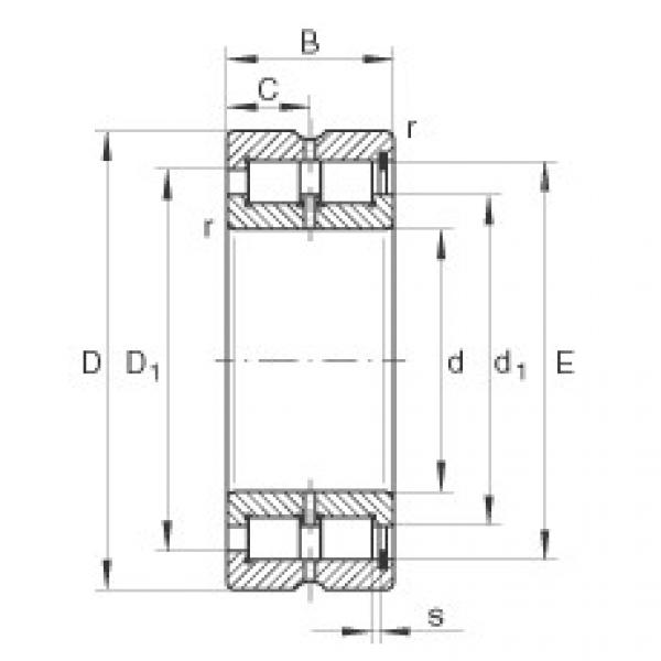 Cylindrical roller bearings - SL185006-XL #1 image