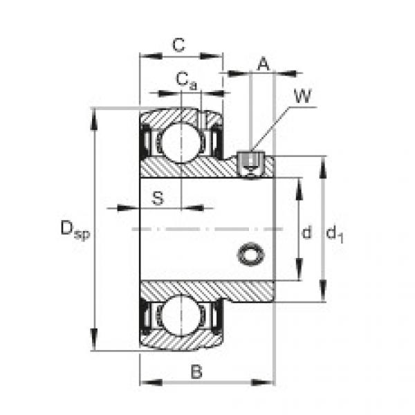 Radial insert ball bearings - SUB207 #1 image