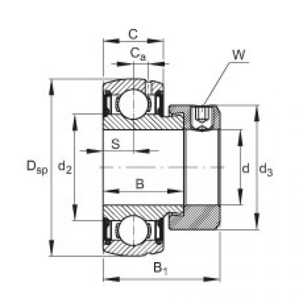 Radial insert ball bearings - SUG204 #1 image