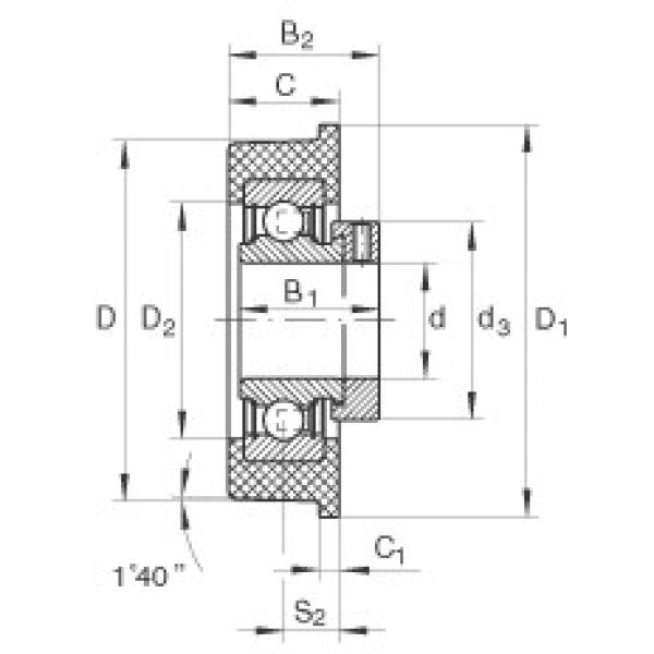 Radial insert ball bearings - CRB20/83-XL #1 image