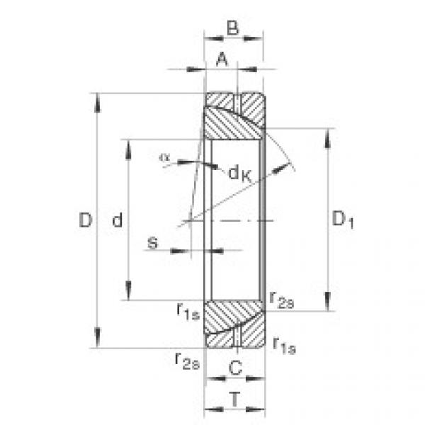 Angular contact spherical plain bearings - GE130-SX #1 image