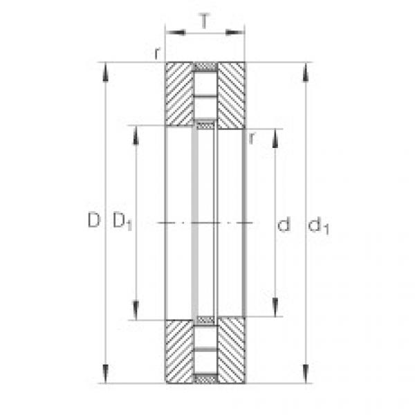 Axial cylindrical roller bearings - 89317-M #1 image