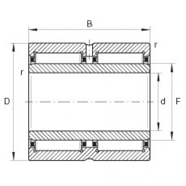 Needle roller bearings - NA6908-ZW-XL #1 image