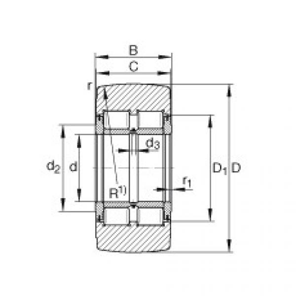 Yoke type track rollers - NNTR110X260X115-2ZL #1 image