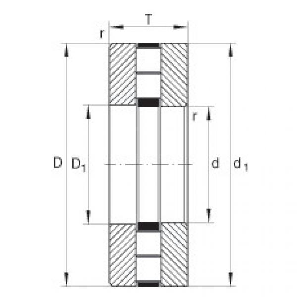 Axial cylindrical roller bearings - 89412-TV #1 image