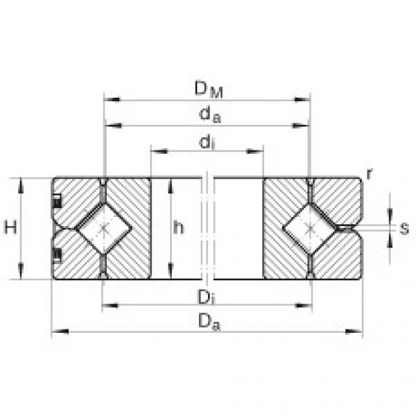 Crossed roller bearings - SX011818 #1 image