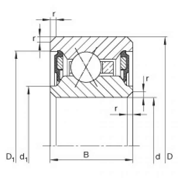 Thin section bearings - CSXU050-2RS #1 image