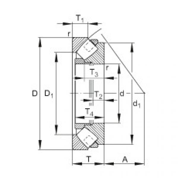 Axial spherical roller bearings - 292/1180-E1-MB #1 image