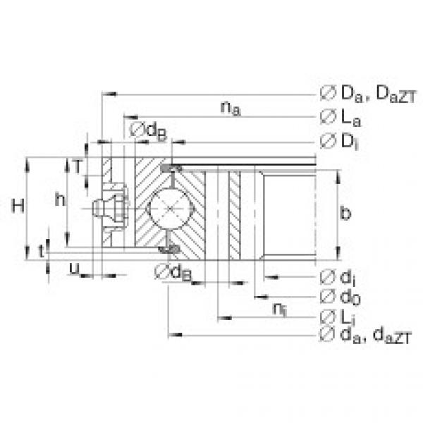 Four point contact bearings - VI160288-N #1 image