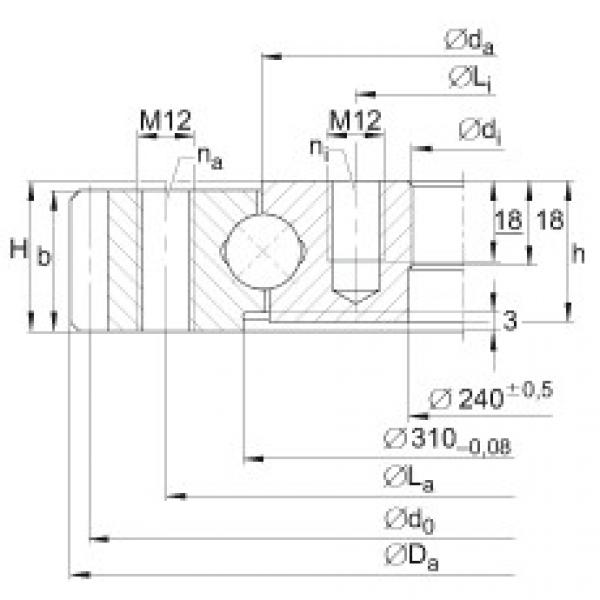 Four point contact bearings - VA160302-N #1 image