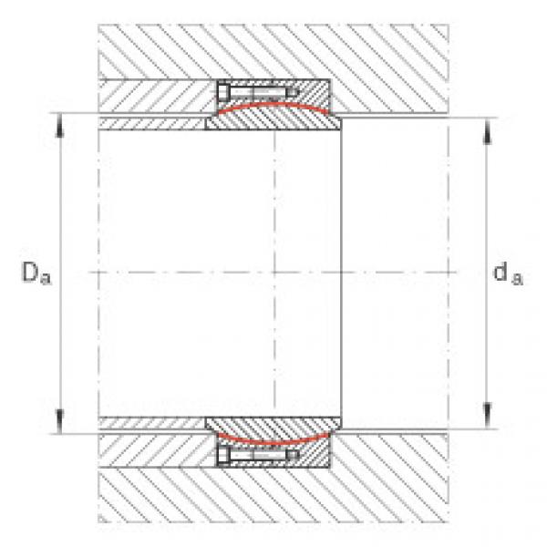 Large radial spherical plain bearings - GE420-DW-2RS2 #2 image