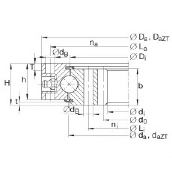 Four point contact bearings - VI160420-N #1 image