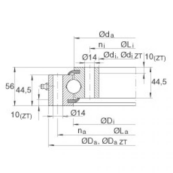 Four point contact bearings - VSU200644 #1 image