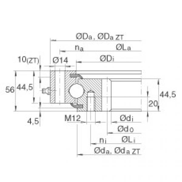 Four point contact bearings - VSI200544-N #1 image