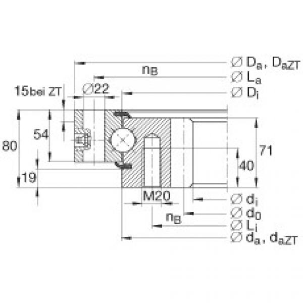 Four point contact bearings - VSI250855-N #1 image