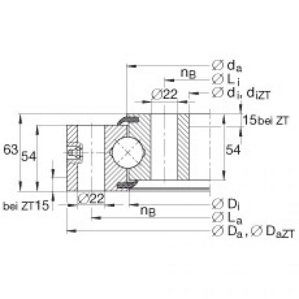 Four point contact bearings - VSU250955 #1 image