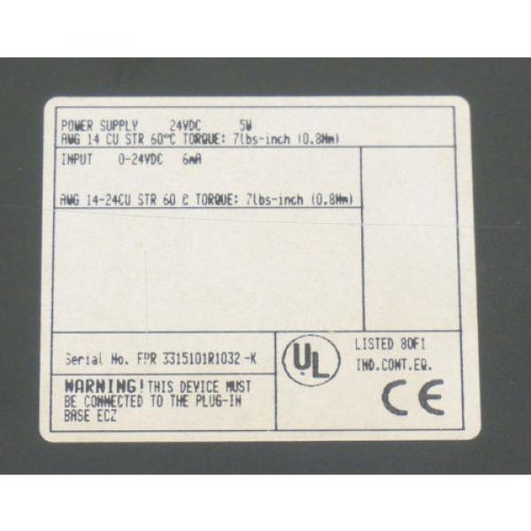 ABB PROCONTIC ICSI16D1 REMOTE I/O MODULE 120VAC, 10VA #4 image