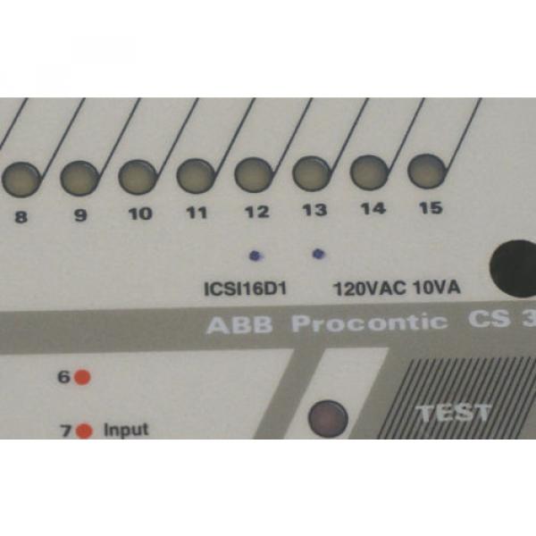 ABB PROCONTIC ICSI16D1 REMOTE I/O MODULE 120VAC, 10VA #5 image