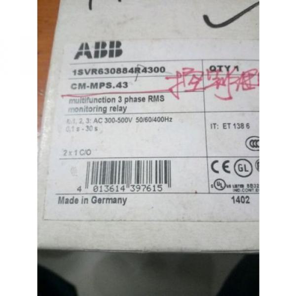 1pcs New ABB Monitoring Relay CM-MPS.43 1SVR630884R4300 #1 image