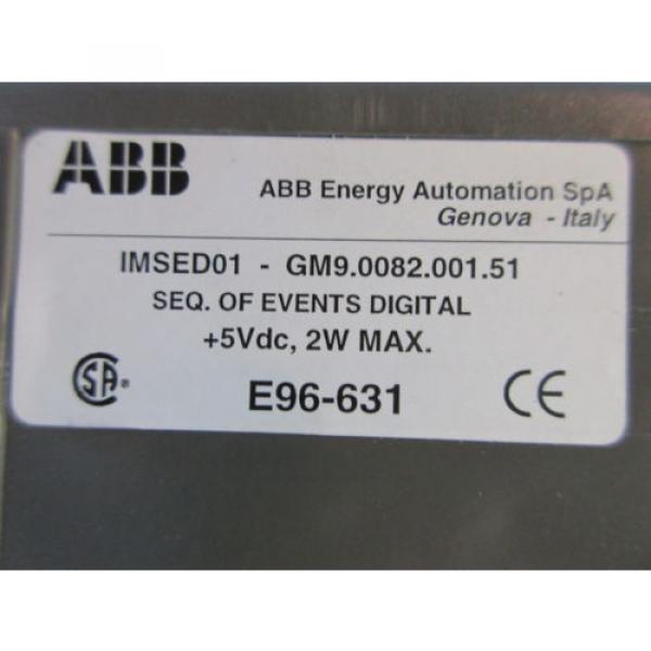 ABB Bailey IMSED01 Symphony Sequence Of Events Digital Module GM9.0082.001.51 #2 image