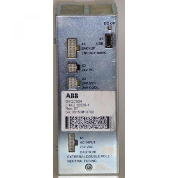 ABB DSQC 604 / DSQC604 3HAC12928-1 Rev. 07 Stromversorgung Power Supply Powerbox #2 image