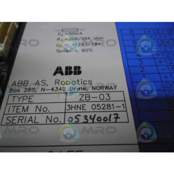 ABB 3HNE05281-1 *NEW NO BOX* #1 image