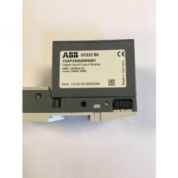 ABB DC522  I/O Module  ( 16  of Digital Configurable I/Os ) with base TU515 #2 image