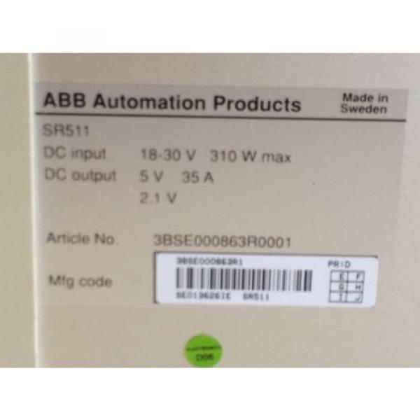 GUARANTEED! ABB  5V SR511 3BSE000863R0001 REGULATOR MODULE 90 DAY WARRANTY! #4 image