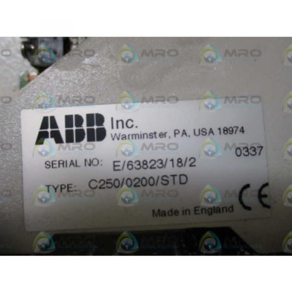 ABB COMMANDER 250 C250/0200/STD CONTROLLER *USED* #1 image