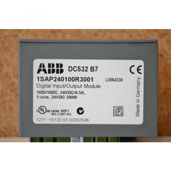 ABB  DC532 B7 16DI/16DC 1SAP240100R3001 #2 image