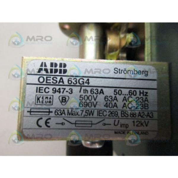 ABB OESA 63G4 (AS PICTURED) *NEW NO BOX* #4 image