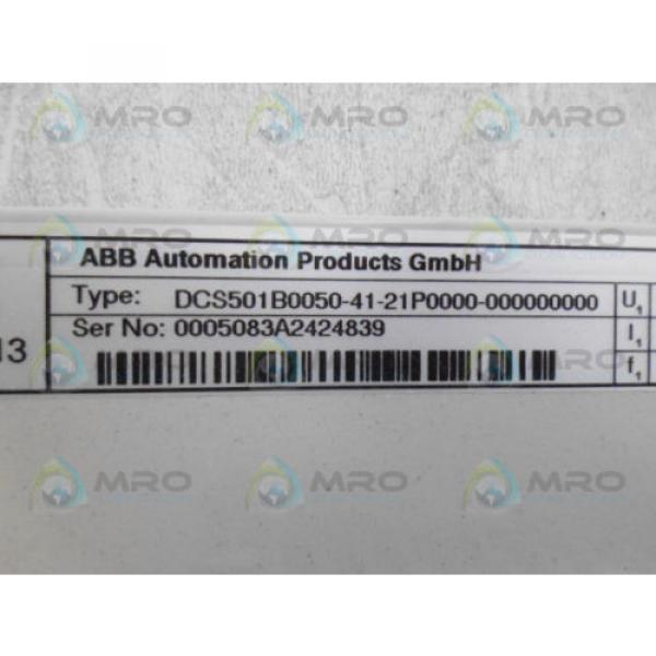 ABB DCS500 DCS501B0050-41-21P1000-000000000 *NEW IN BOX* #2 image