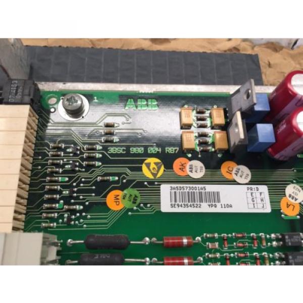 ABB YPQ 110Q POWER BOARD 3BSC 980 004 R87 #4 image